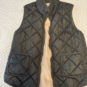 Hawthorn 41 green quilted vest Sz L